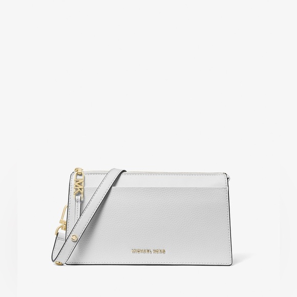 Michael Kors Empire Large Leather Convertible Crossbody Bag - Picture 2 of 10